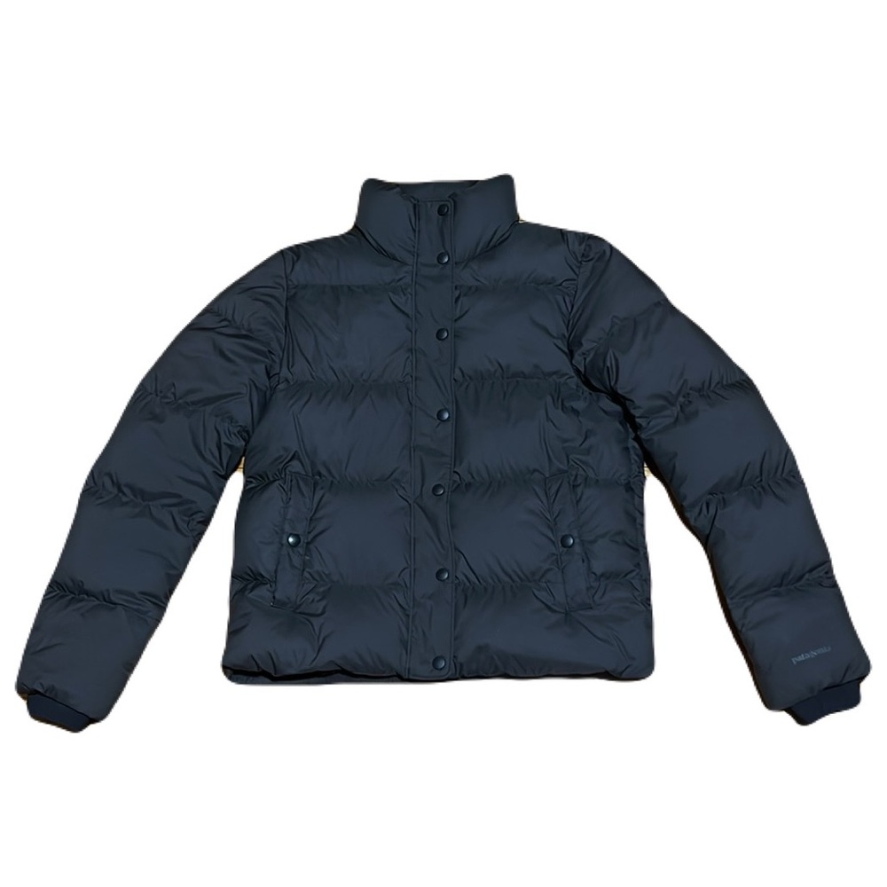 Patagonia Black Puffer Jacket with High Collar